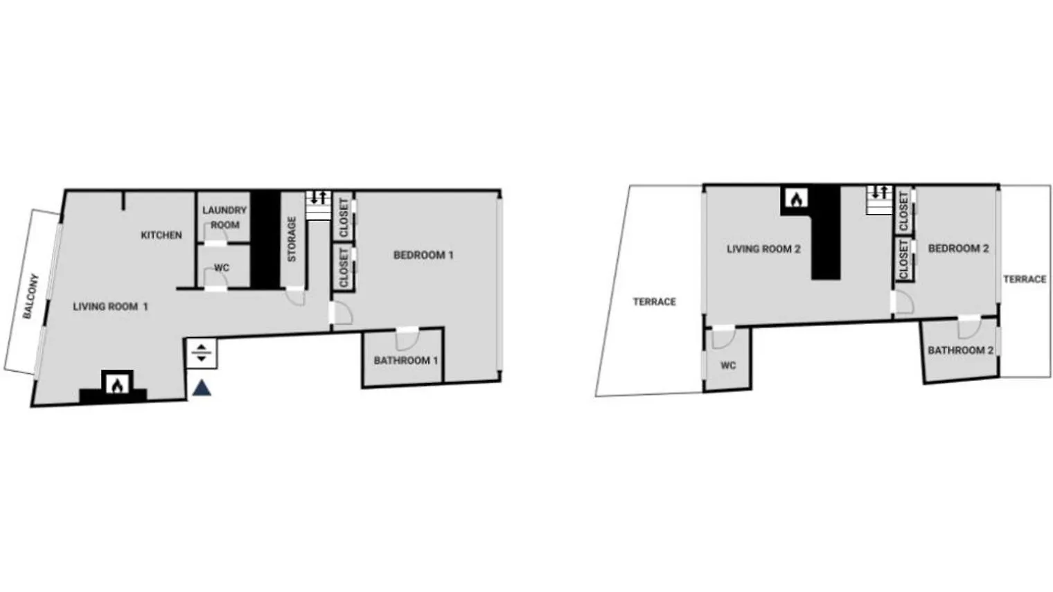 Nolita 2Br W 3 Terraces Elevator Wd Nr Soho Nyc-1292 Apartment New York