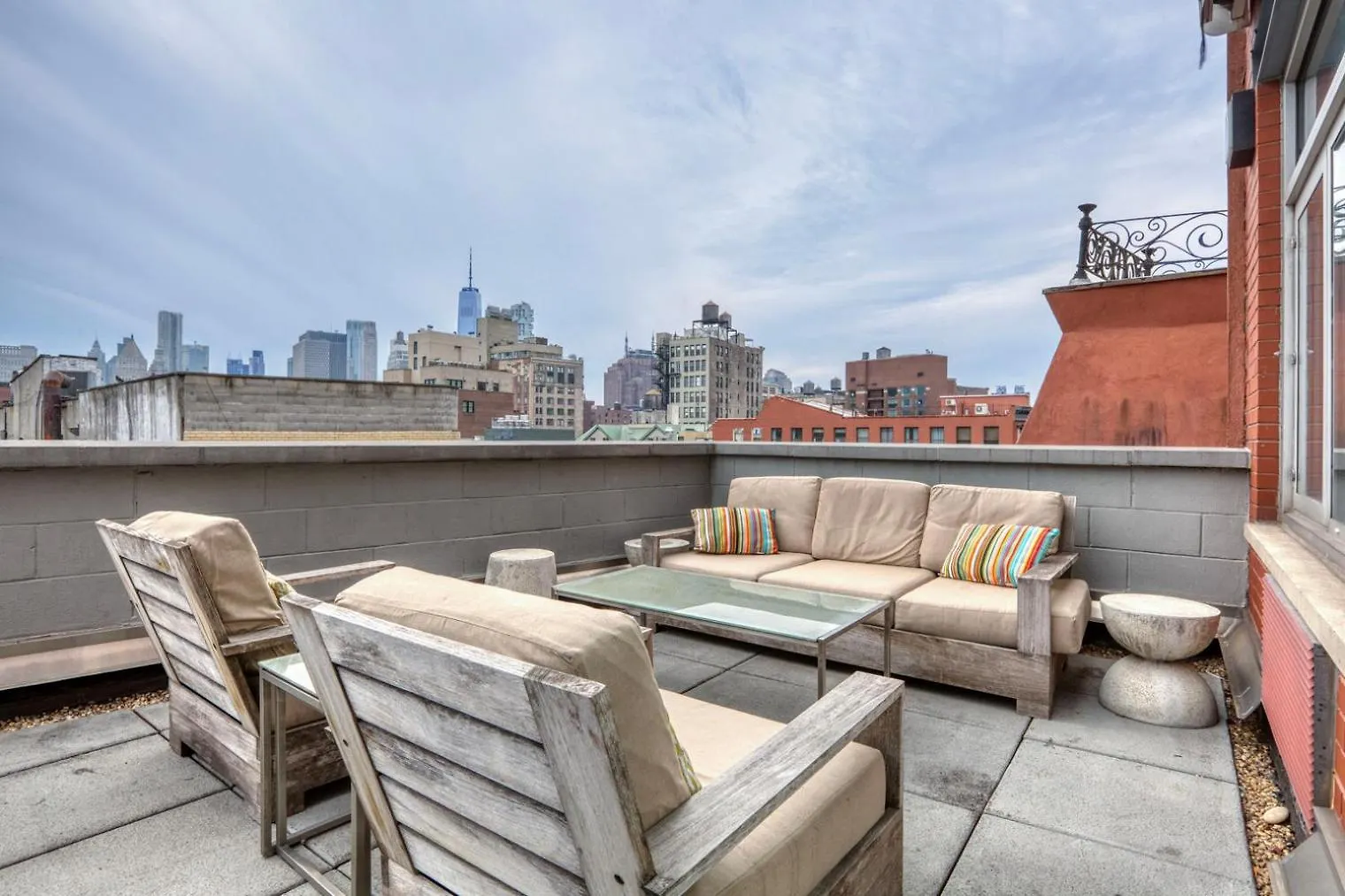 Nolita 2Br W 3 Terraces Elevator Wd Nr Soho Nyc-1292 Apartment New York